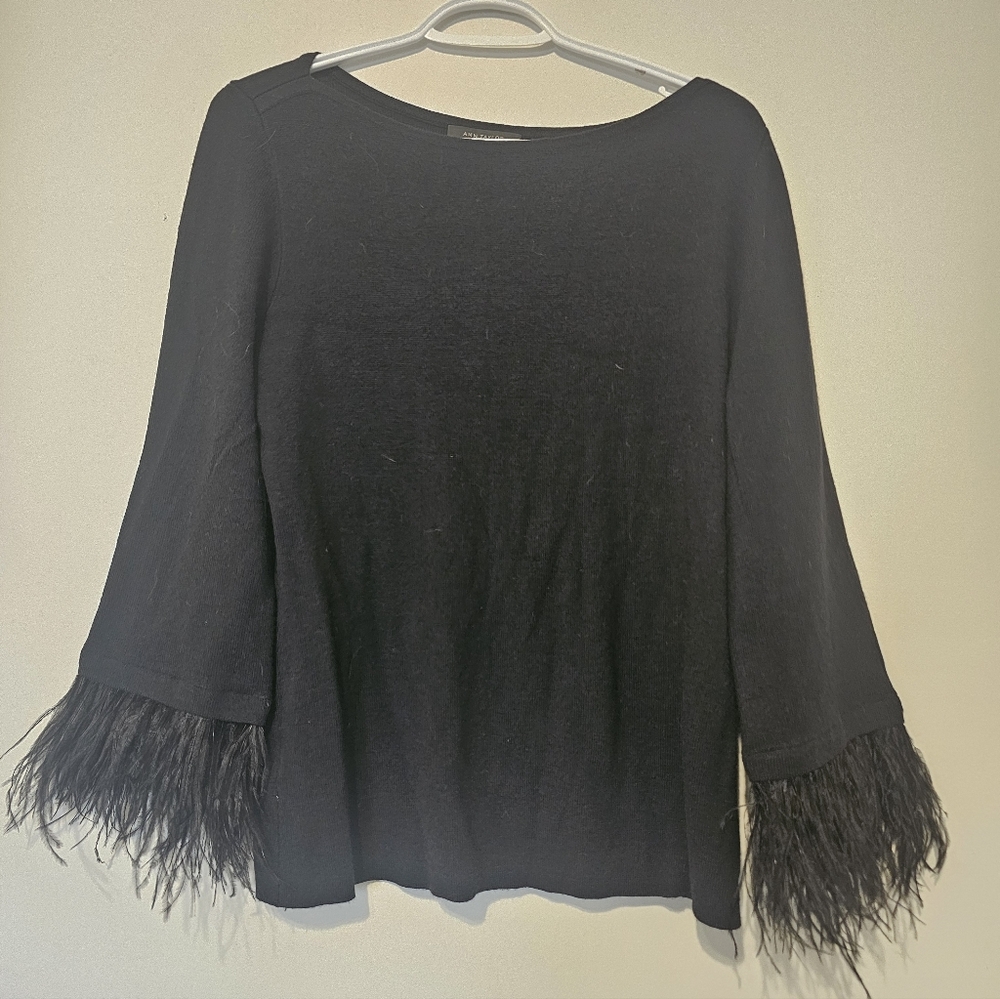 Ann Taylor Black Knit Top